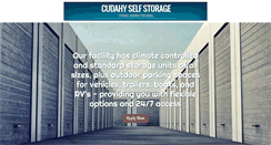 Desktop Screenshot of cudahyselfstorage.com